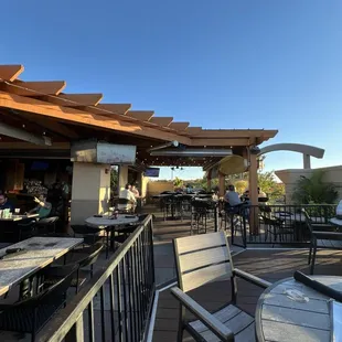 Spectacular rooftop patio!