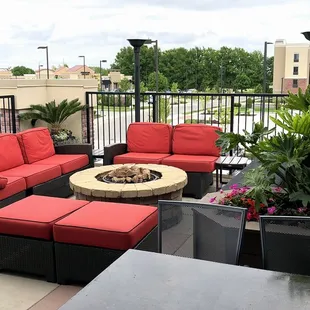 A Small Portion of the Nice and Spacious Rooftop Patio Area
