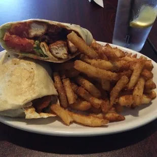 Buffalo chicken wrap!