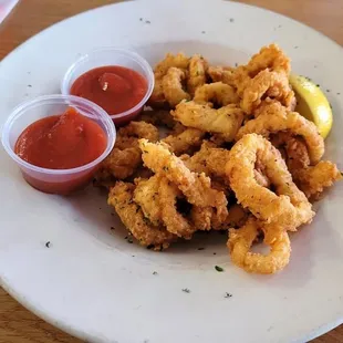 Calamari.  I do not think the restaurant offers this anymore.