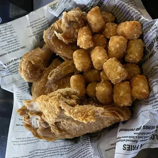 1/2 Broasted Chicken Basket