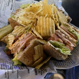Huge Club Sandwich! Best we ever had!