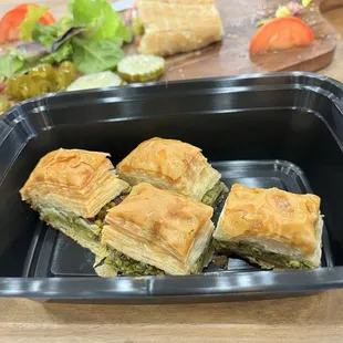 Baklava was so good!