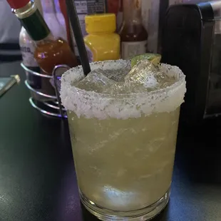 Margarita with fresh lime juice! So festive!
