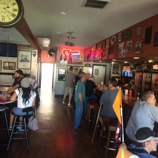 Pool, darts, beer and full bar. And sweet, pretty bartenders.