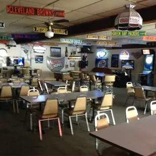 Inside the bar
