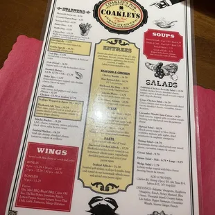 Nice menu!