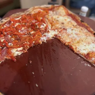 Half Cheese, Half Peppers, Prosciutto, &amp; Ricotta