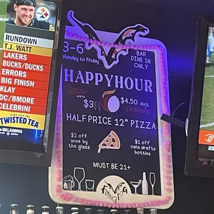 Happy hour deals