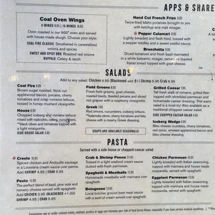 Crab &amp; shrimp penne  Spaghetti and Meatballs  Creole