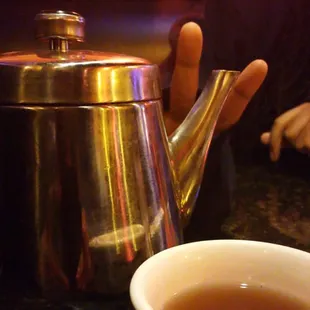 Excellent complimentary tea