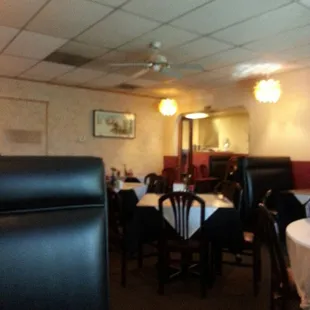 Inside the restaurant