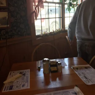 a man sitting at a table