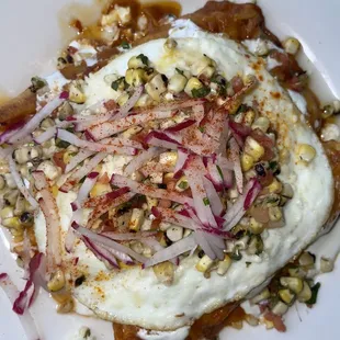 Enchilada &amp; Eggs - SO GOOD