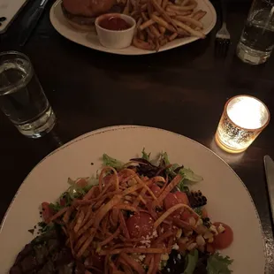 Charred Corn Salad +steak Coalition Burger