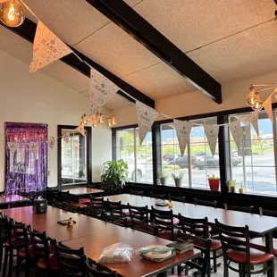 Decorated private party room
