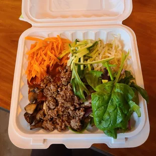Boolgogi bibimbop. No egg.. wtf?