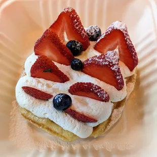Strawberry Croffle