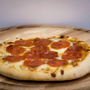 Personal Pizza made on real pizza stone