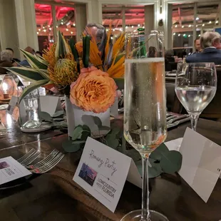 Beautiful setting for the end of restaurant week.