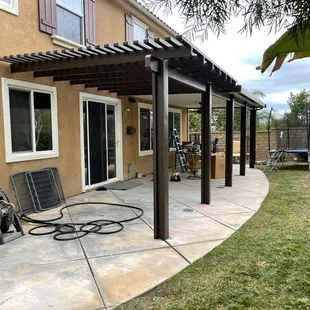 Aluminum patio cover
