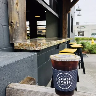 Iced coffee - it's strong!