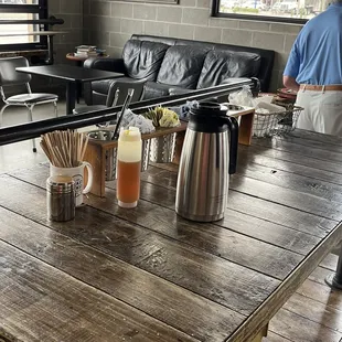 a man standing in the background