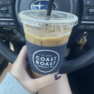 Iced Salted Caramel Latte