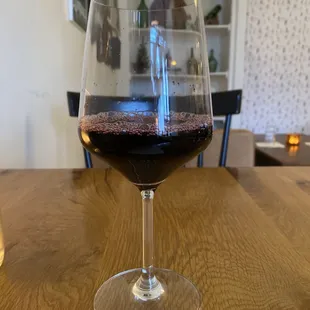 The amount of wine you get for one pour. $17
