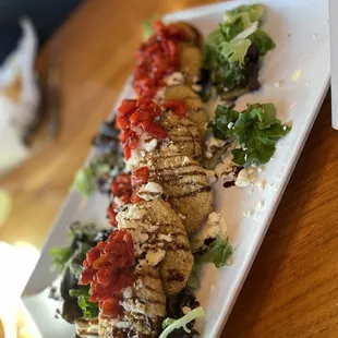 Fried green tomatoes!