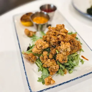 Fried Oysters Appetizer