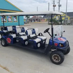 8 pax golf car