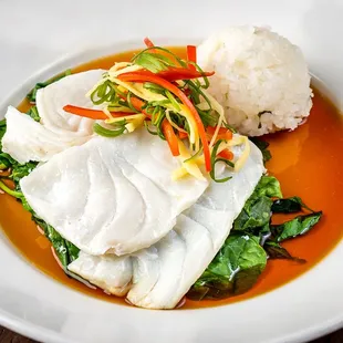 Hong Kong Style Sea Bass at Coastal Flats