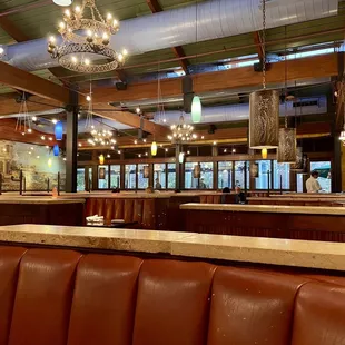 Interior of restaurant - this was at start of dinner service on a weekday (Nov 2021)