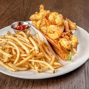 Shrimp Roll at Coastal Flats