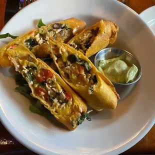 Southwestern egg rolls. Yum!