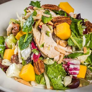 Mango Chicken &amp; Spiced Pecans at Coastal Flats