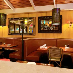 Nice, comfortable booths