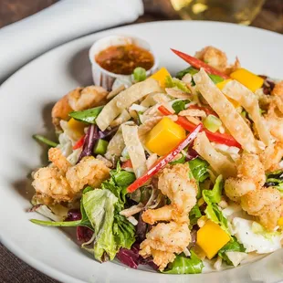 Crispy Two Noodle Shrimp Salad