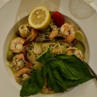 Homemade Pasta (shrimp scampi)