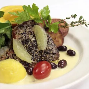 Pepper Crusted Seared Tuna