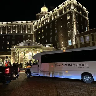 Our evening there were TWO party buses that arrived at the Cavalier.  Both were equally impressive and both parties were extremely happy!