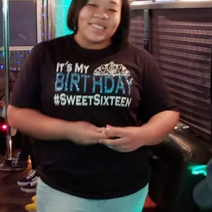 Sweet16 birthday bash! Thanks Coastal Limo for making her day special. This party bus was the icing on the cake!