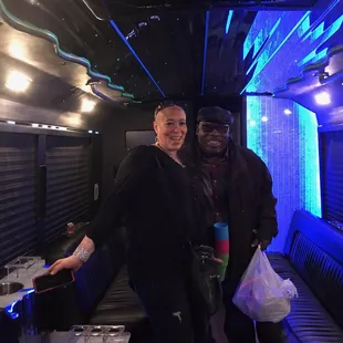 We even enjoyed the last 4 minutes on the bus!  Denim &amp; Bling...Our daughter's Sweet 16!