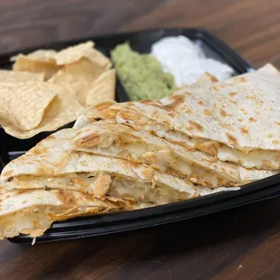 Chicken Quesadilla with House-made Guacamole and Sour Cream