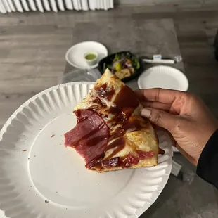 "The whole damn thing" pizza slice