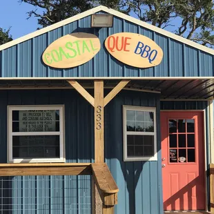 the front of the restaurant