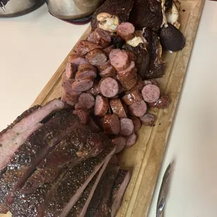 BBQ Platter to die for.  OMG!!!!  BBQ heaven.  Everything incredible!!!