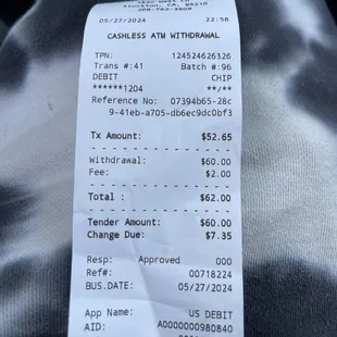 I paid with my card told be the carts are 18 with tax n over charged for the transaction not only that I paid with my card and he gave me $7