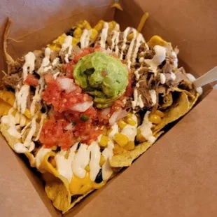 nachos, food